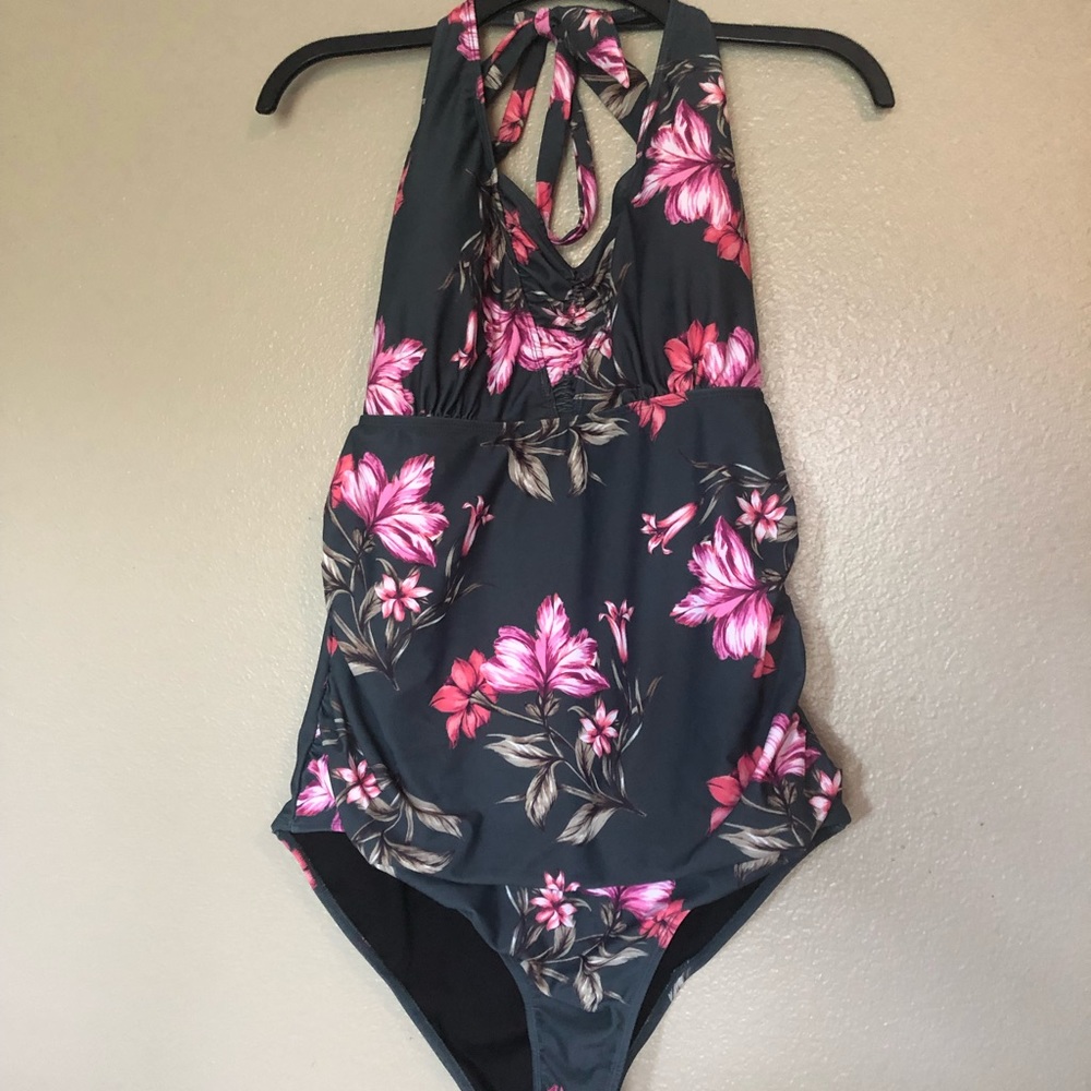 Tropical One Piece Bathing Suit